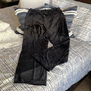 Chicos Velvet Wide Leg Pants